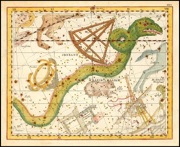 Johann Elert Bode - Hydra Continua, Crater, Corvus, Centaurus et Lupus