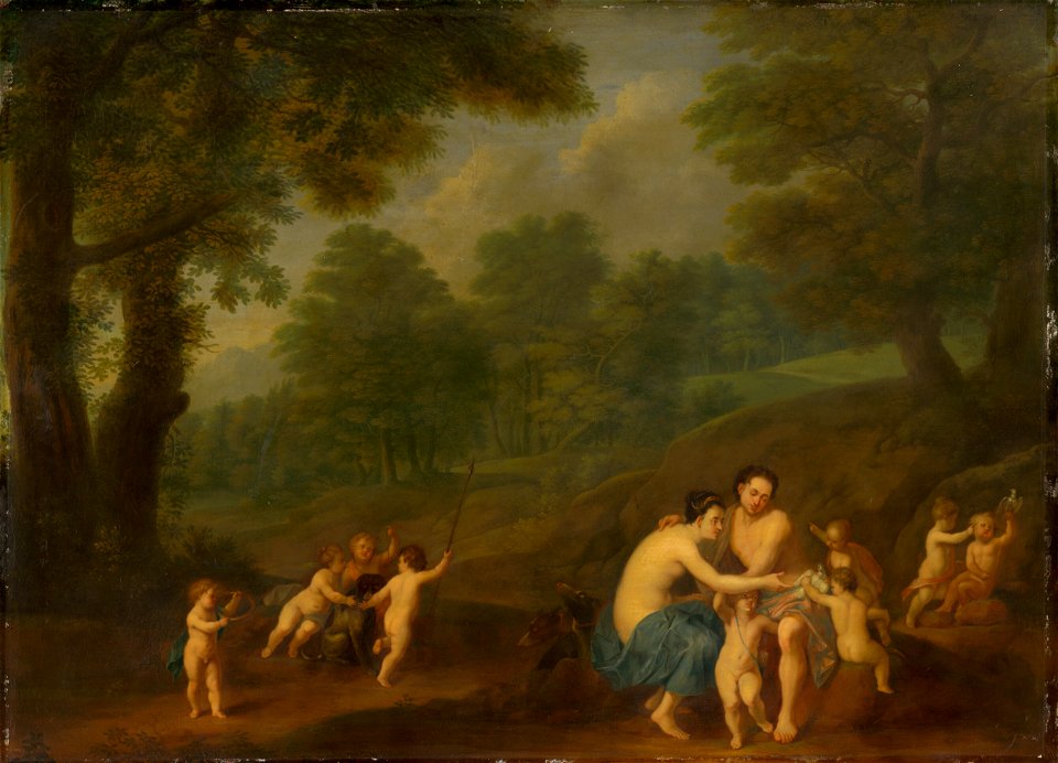 Johann Friedrich Gerhard - Venus and Adonis (Love Scene) - O 3105 - Slovak National Gallery