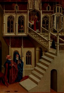 Johann Koerbecke - Presentation of the Virgin Mary in the Temple – Altar Panel from Marienfeld - MNK XII-A-291 - National Museum Kraków