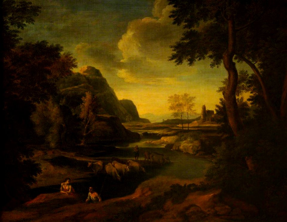 Johann Heinrich Müntz (1727-1798) - A Classical Landscape - 719390 - National Trust