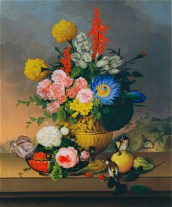 Johann Knapp - Stillleben mit Blumenstrauß - 7663 - Österreichische Galerie Belvedere