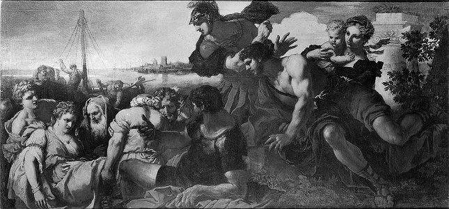 Johann Carl Loth - Die Rettung der Agrippina, der Mutter Neros - 1746 - Bavarian State Painting Collections