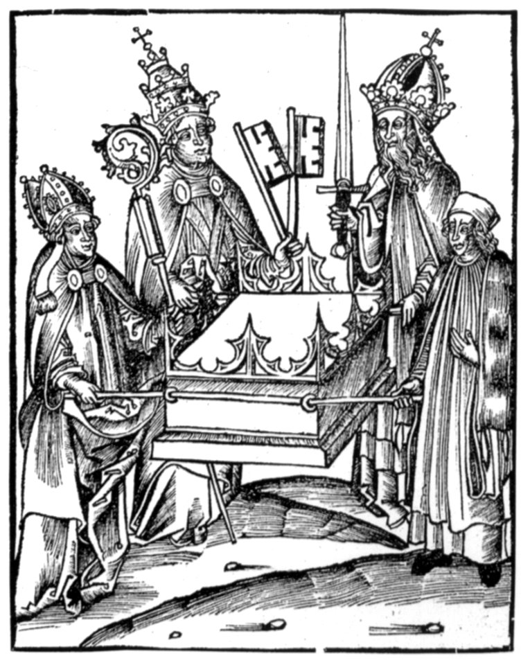 Johann Hugonis von Schlettstadt Wagenfuhr Titelholzschnitt 1504 (Isny)