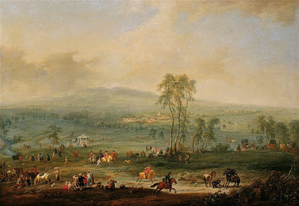 Johann Christian Brand - Laxenburg von der Schneiderau gegen Guntramsdorf und Mödling - 2576 - Österreichische Galerie Belvedere