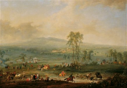Johann Christian Brand - Laxenburg von der Schneiderau gegen Guntramsdorf und Mödling - 2576 - Österreichische Galerie Belvedere