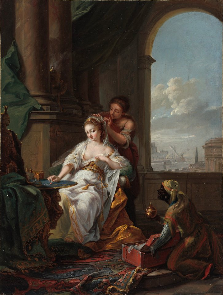 Johann Heinrich Tischbein the Elder - Cleopatra at her Toilet - BR62.26 - Harvard Art Museums