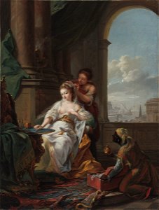Johann Heinrich Tischbein the Elder - Cleopatra at her Toilet - BR62.26 - Harvard Art Museums