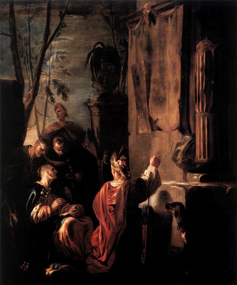 Johann Heinrich Schönfeld - Scythians at the Tomb of Ovid - WGA21058