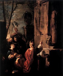 Johann Heinrich Schönfeld - Scythians at the Tomb of Ovid - WGA21058