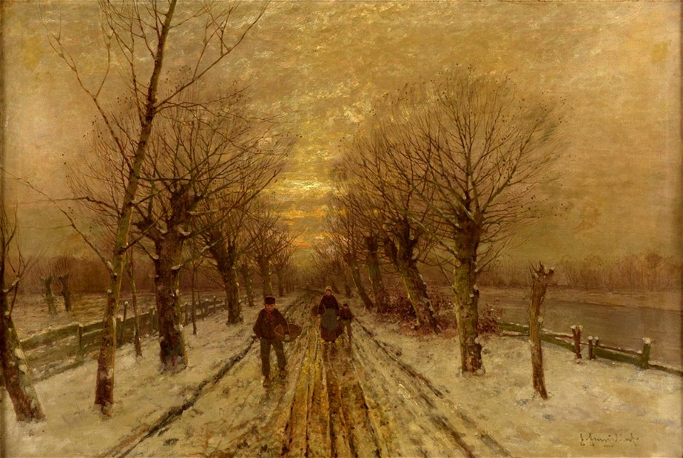Johann Jungblut Winter im Land