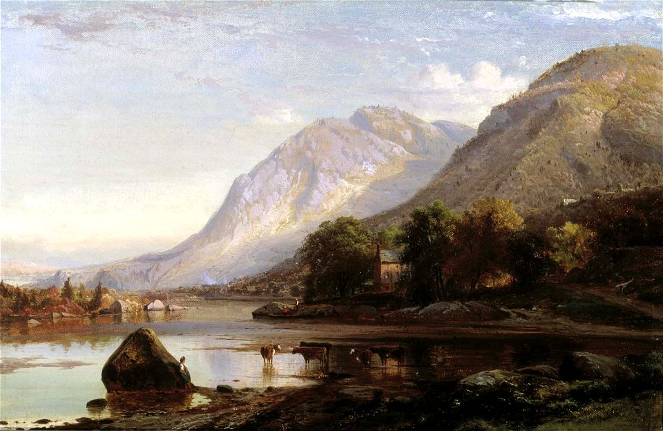 Johann Hermann Carmiencke - Hudson River at Cold Spring - 1976.62 - Smithsonian American Art Museum