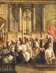 Johann Matthias Wurzer Der zwölfjährige Jesus im Tempel