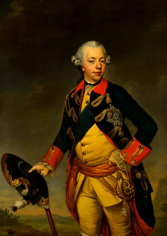 Johann Georg Ziesenis - Portrait of Stadholder William V (1748-1806) - 462 - Mauritshuis