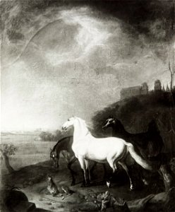 Johann Georg de Hamilton - Pferde auf der Weide - GG 377 - Kunsthistorisches Museum