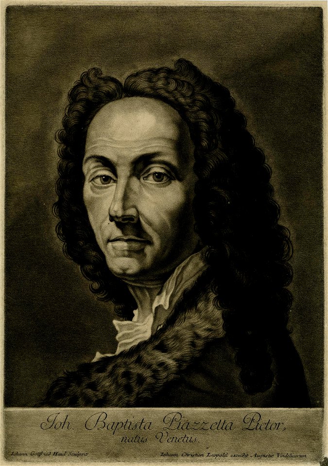 Johann Gottfried Haid - Joh Baptista Piazetta pictor, natus Venetiis, 1877,0210.131