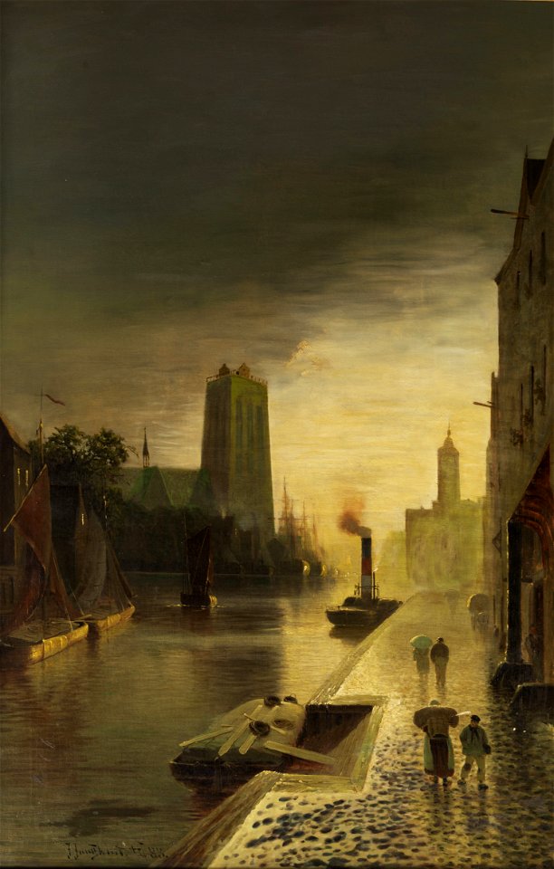 Johann Jungblut Ansicht von Gent 1883