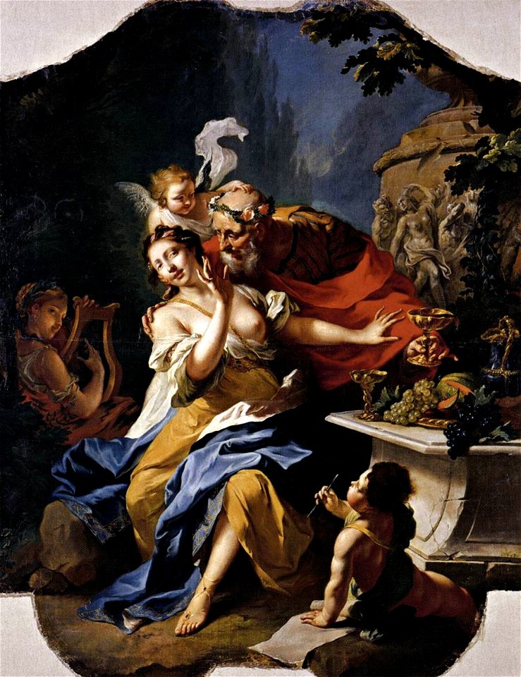 Johann Heinrich Tischbein - The Mocking of Anacreon - WGA22712