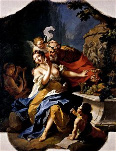 Johann Heinrich Tischbein - The Mocking of Anacreon - WGA22712. Free illustration for personal and commercial use.