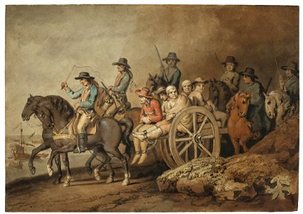 Johann Heinrich Wilhelm Tischbein Verbrecher die auf die Galeere verbracht werden c1800