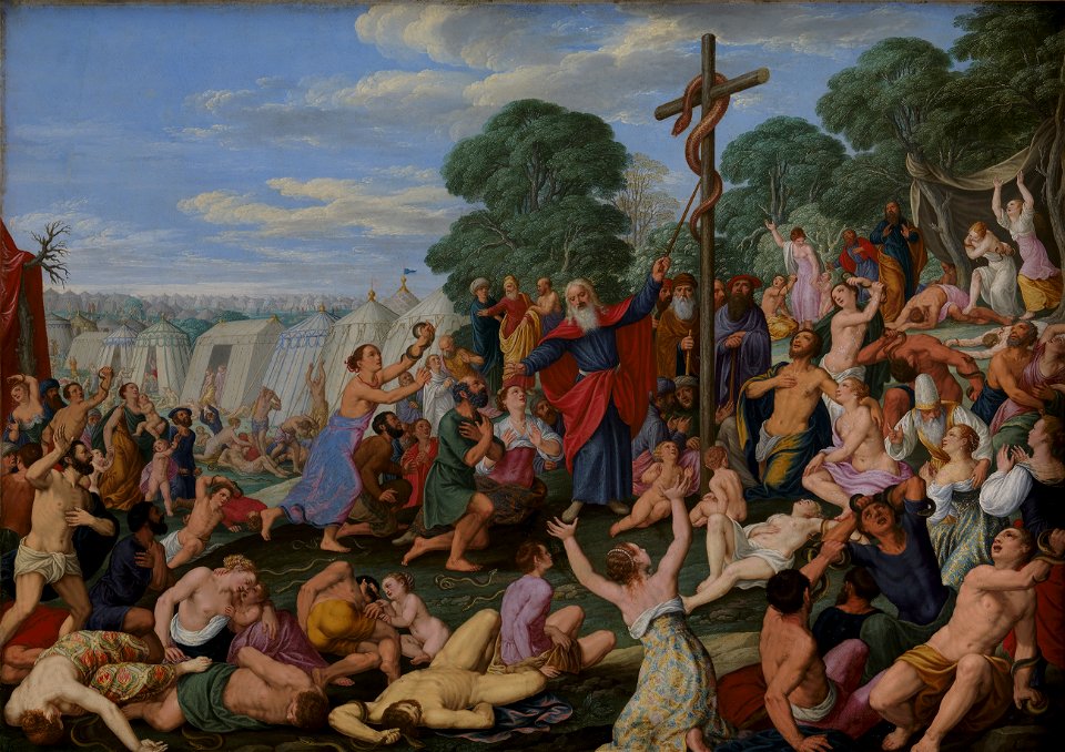 Johann König - The Brazen Serpent - KMSsp369 - Statens Museum for Kunst