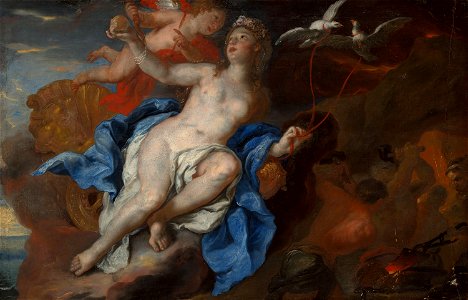 Johann Michael Rottmayr - Venus and Cupid at the Forge of Vulcan - 1961.40 - Art Institute of Chicago