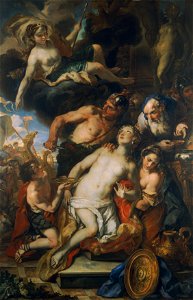 Johann Michael Rottmayr - Die Opferung Iphigeniens - 4242 - Kunsthistorisches Museum