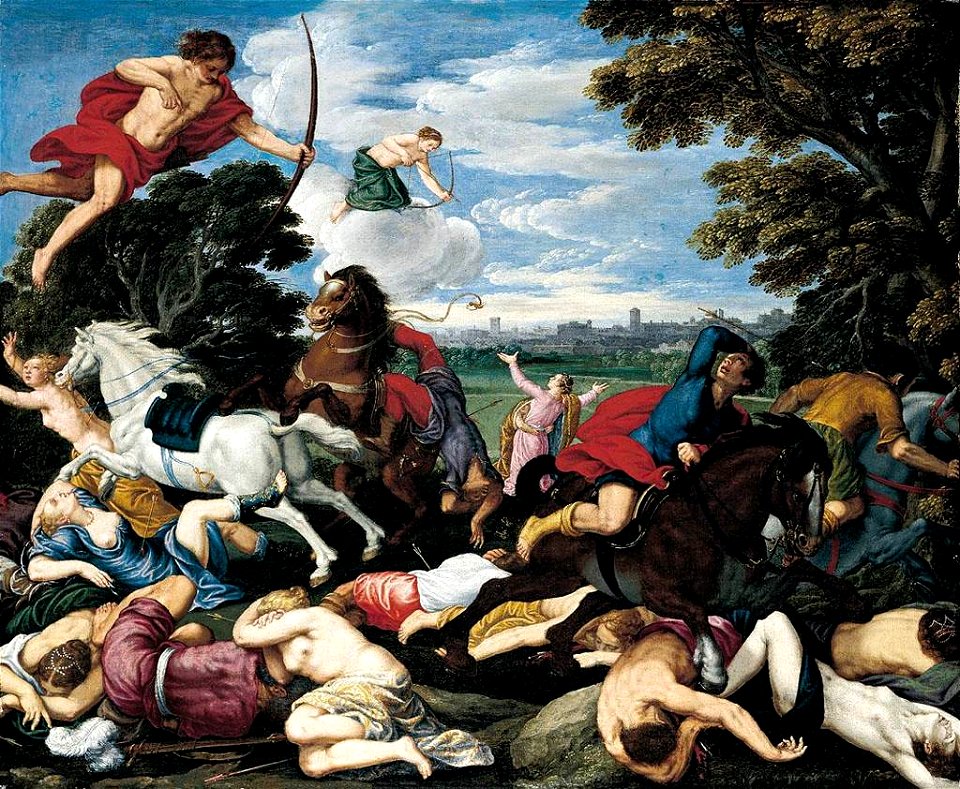 Johann König - The Death of Niobe's Children - WGA12263