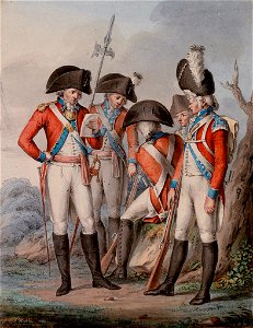 Johann Michael Mettenleiter Offiziere der Kurfürstlich Sächsischen Armee beraten sich 1802