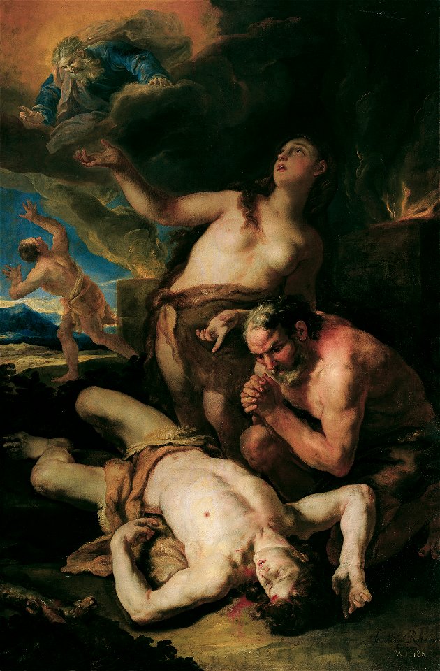 Johann Michael Rottmayr - Beweinung Abels - 4298 - Österreichische Galerie Belvedere