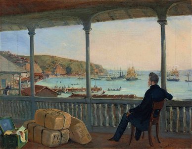 Johann Moritz Rugendas - View of Valparaiso, Chile