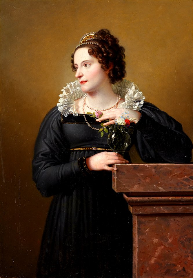 Johann Peter Krafft - Bildnis Florentina Troclet-Fautz - 11326 - Österreichische Galerie Belvedere