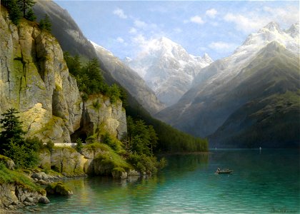 Johann Joseph Jansen Vierwaldstättersee 1900