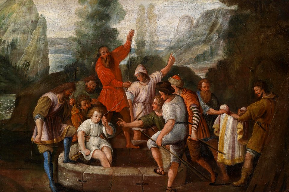 Johann Heiss (circle) Joseph wird von seinen Brüdern in den Brunnen geworfen