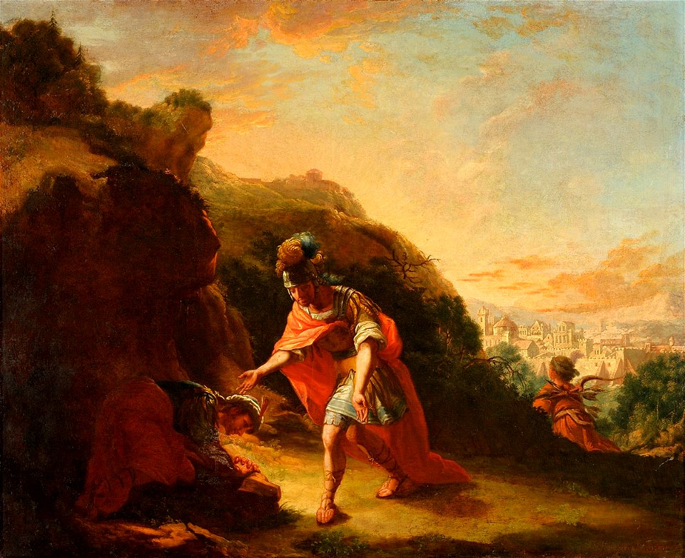 Johann Michael Koneberg Szene aus dem Leben Alexanders 1781 2