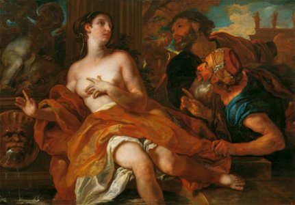 Johann Michael Rottmayr - Susanna und die beiden Alten - 3798 - Österreichische Galerie Belvedere