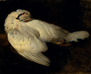 Johann Matthias Ranftl - Totes Schneehuhn - 5510 - Österreichische Galerie Belvedere