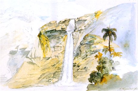 Johann Moritz Rugendas - Cachoeira de Ouro Preto