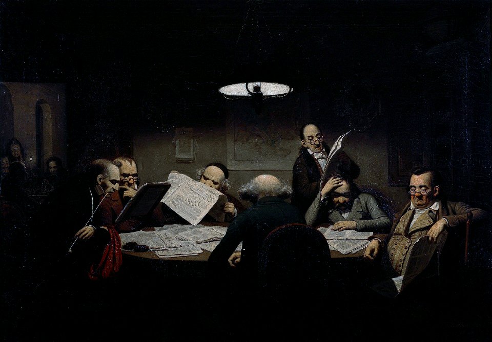Johann Peter Hasenclever - Das Lesekabinett - Google Art ProjectFXD