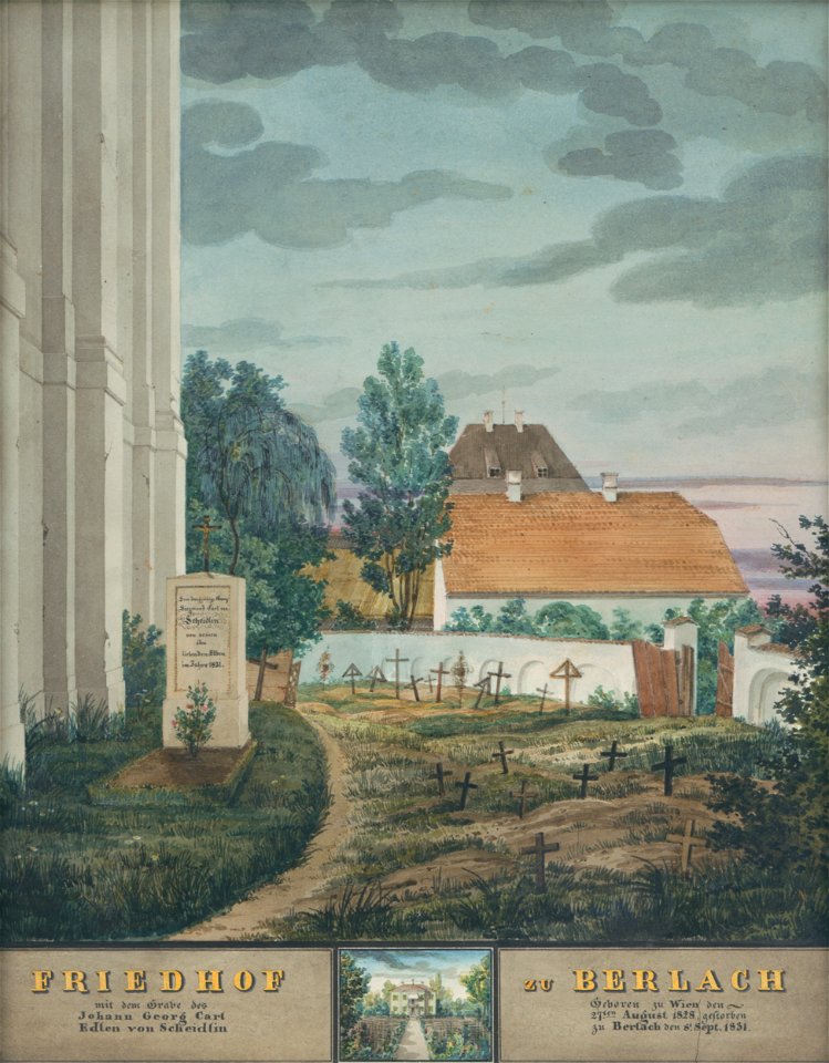 Johann Scheidlin - Cintorín - M 352 - Ernest Zmeták Art Gallery