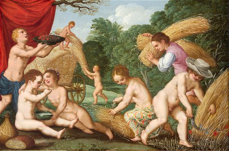 Johann König - Sommer (Kornernte) - GG 1148 - Kunsthistorisches Museum
