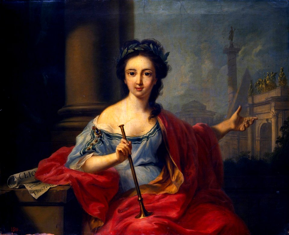 Johann Heinrich Tischbein - The Nine Muses - Clio (History), 1780