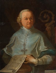 Johann Lucas Kracker - Podobizeň prepošta Premonštrátskeho kostola v Jasove, opáta Andreja Sauberera - O 1155 - East Slovak Gallery