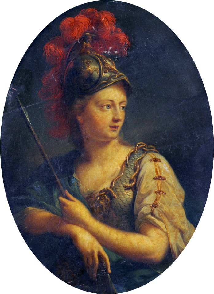 Johann Heinrich Tischbein - Minerva in Military Clothes, 1779