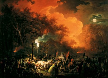 Johann Josef Schindler - Das Ende des Stuwerschen Feuerwerkes am 7. Mai 1833 - 2549 - Kunsthistorisches Museum