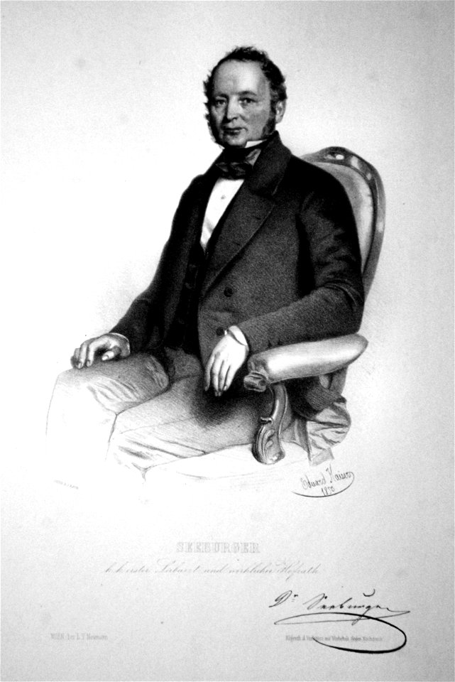 Johann Nepomuk von Seeburger Litho