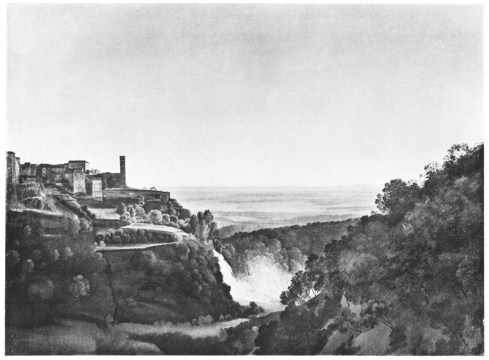Johann Martin Rohden Wasserfall bei Tivoli
