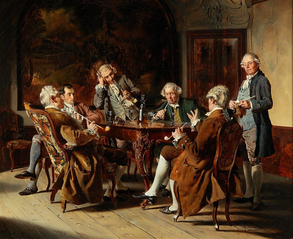 Johann Hamza - A group of gentlemen