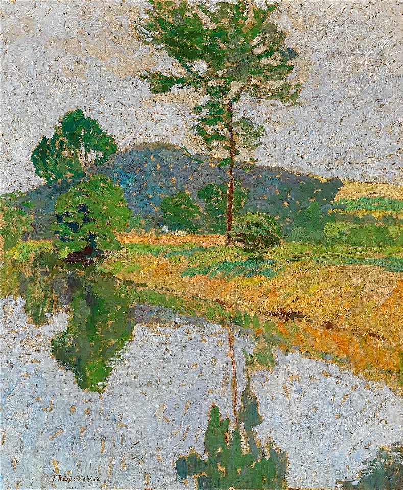 Johann Klepinski Flusslandschaft 1912