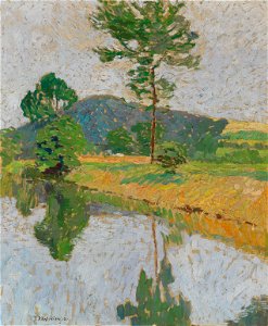 Johann Klepinski Flusslandschaft 1912