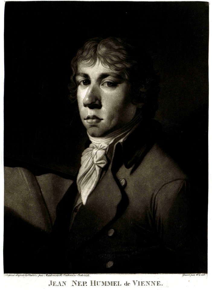 Johann Nepomuk Hummel - Schabblatt Franz Wrenk nach Zeichnung Escherich2